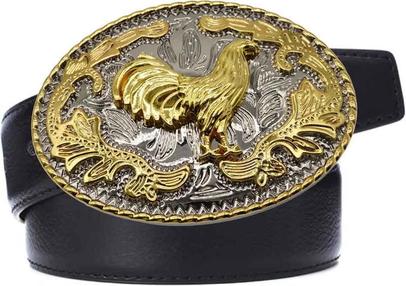 WMG Western Belt Buckles for men women - Rooster Belt Buckle - Rodeo Cowboy Belt Buckle - Fits Up to 2 Inch Belts - Image 3